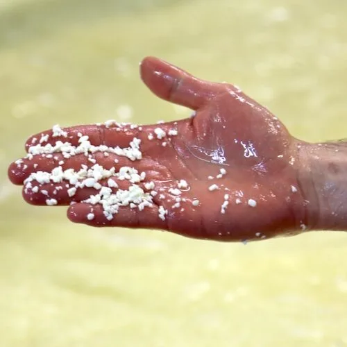O queijo é produzido com leite de terceiros